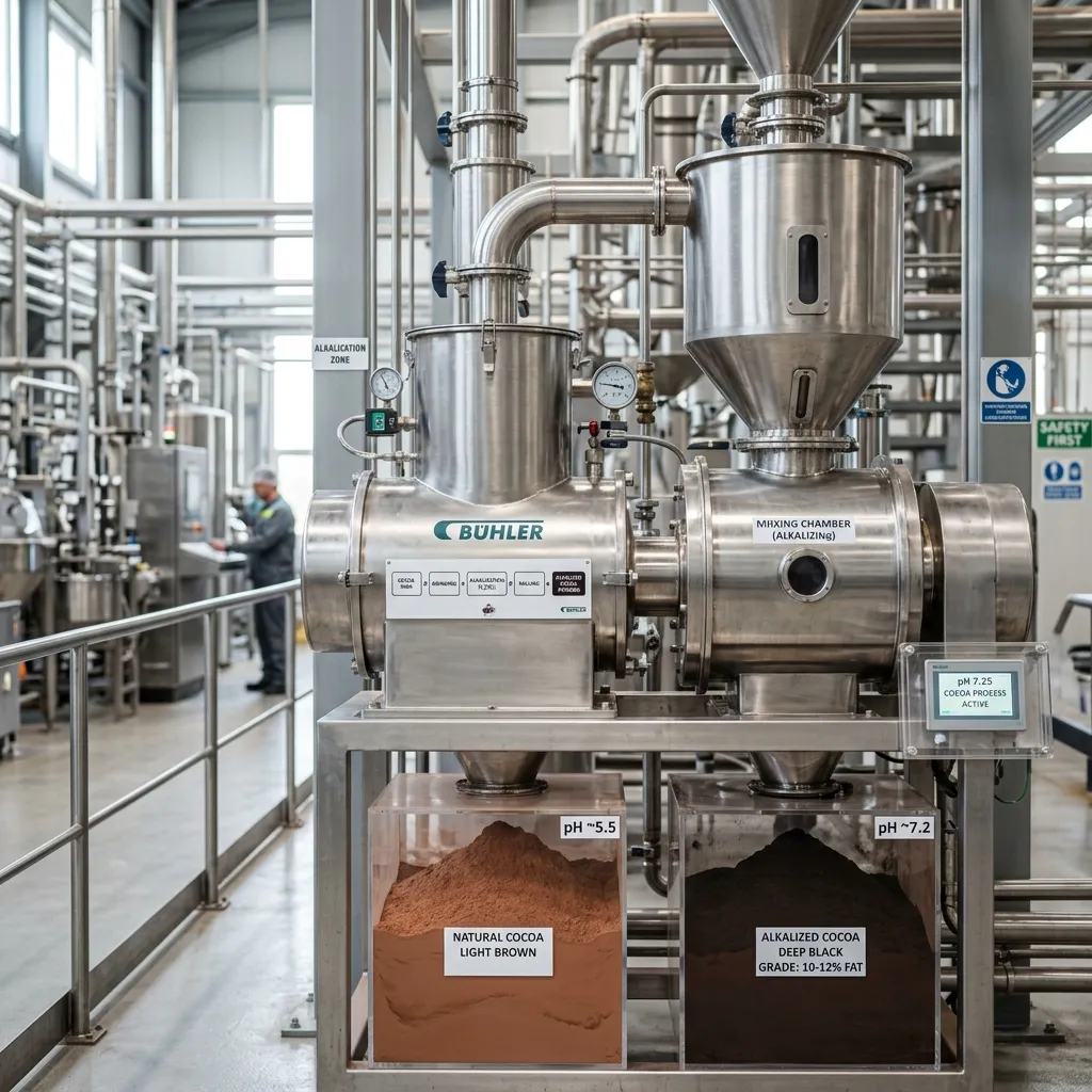 How Alkalization Changes Cocoa Powder Color and pH