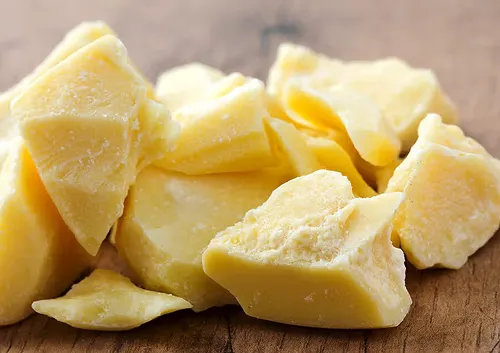 Smooth cocoa butter texture